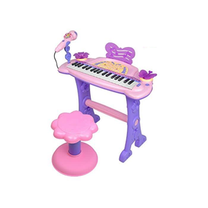 اسباب بازی پیانو الکترونیکی با صندلی و میکروفون My Piano Musical Set With Stool And Microphone_اسباب بازی